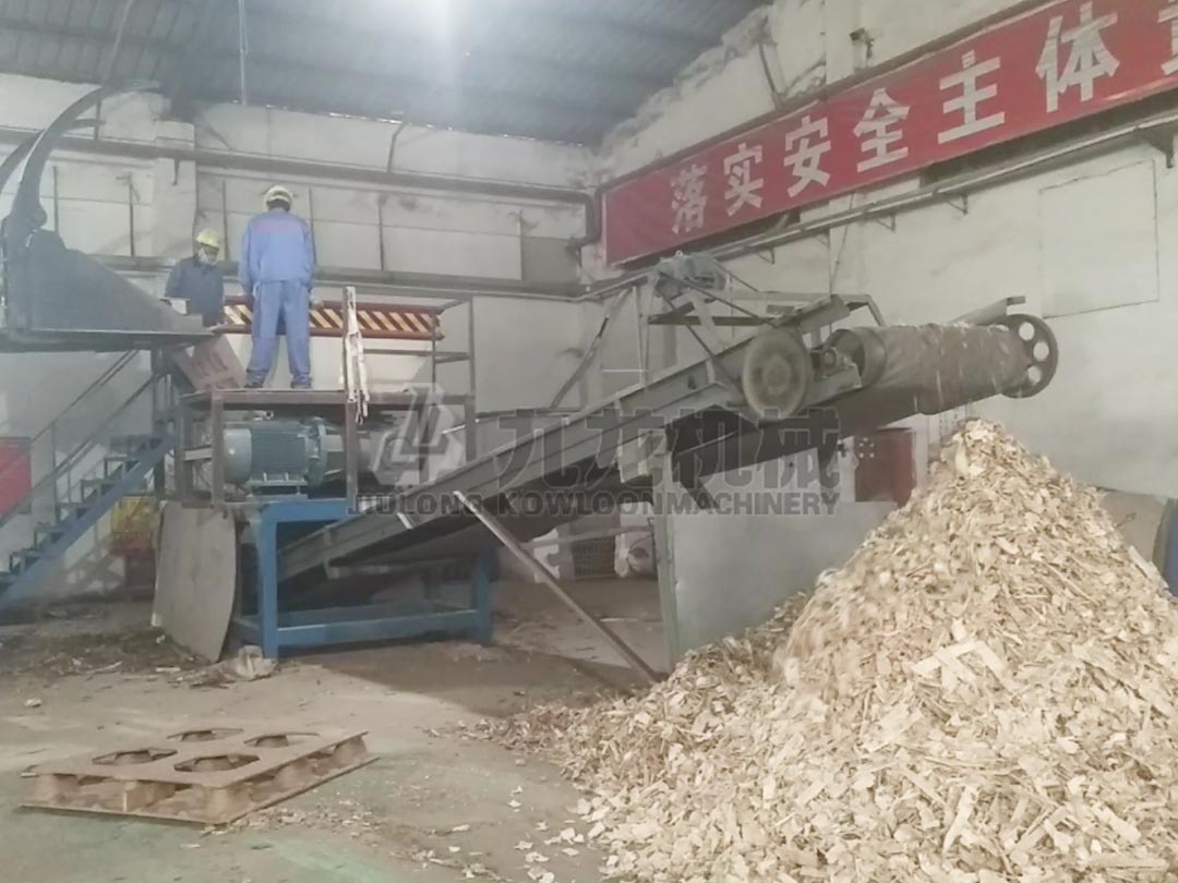 深圳（zhèn）木（mù）托盤撕碎處理項目