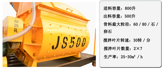 HZS25混凝土（tǔ）攪拌（bàn）站攪拌係統